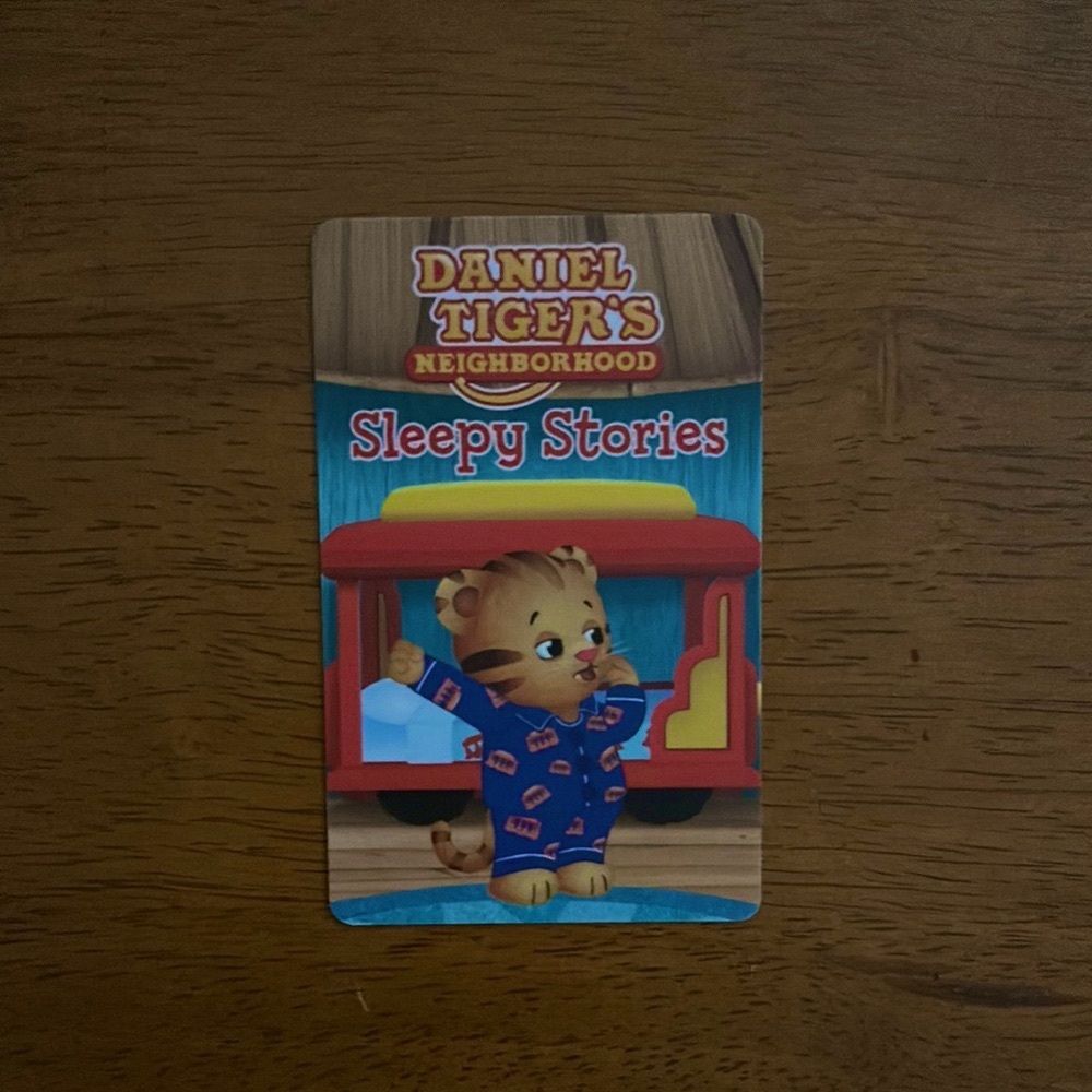 Daniel Tiger’s Sleepy Stories Yoto Audiobook Card